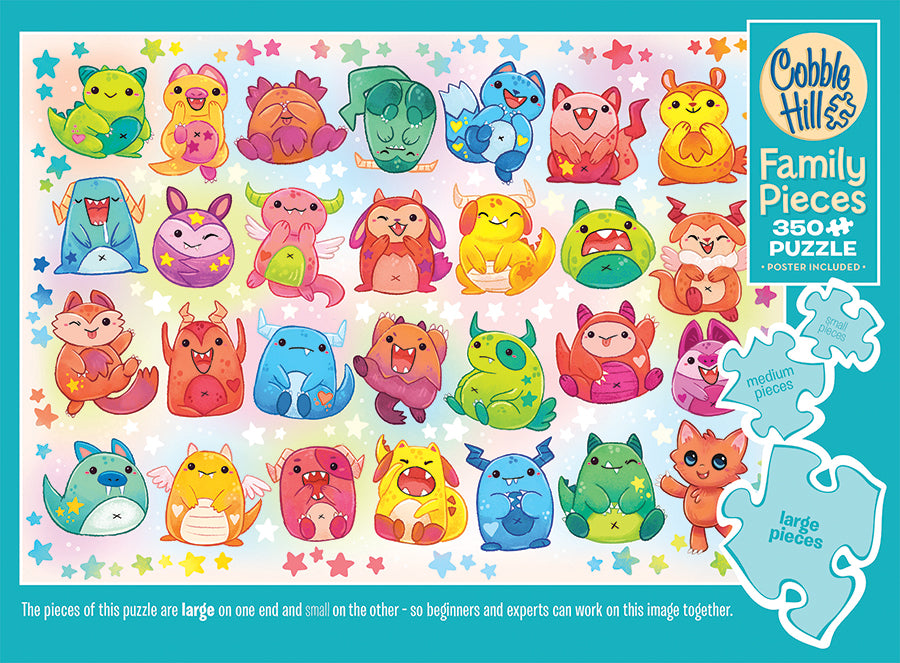 cobble-hill-family-350-little-monsters-puzzle-350-teile-monster image 4