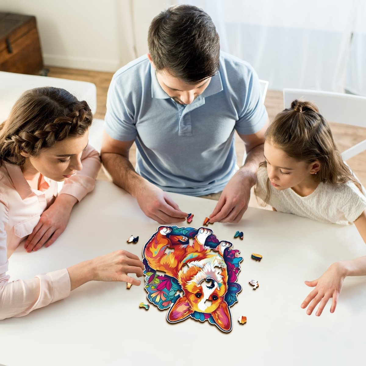 kaayee-wooden-puzzle-corgi-holzpuzzle-m-fan-favorite image 6