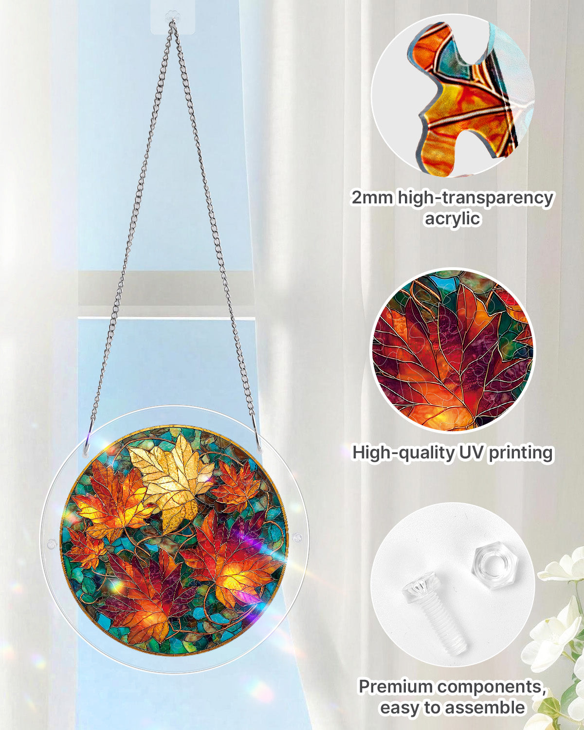 kaayee-suncatcher-puzzle-golden-maple-small-acrylbild-herbst image 4