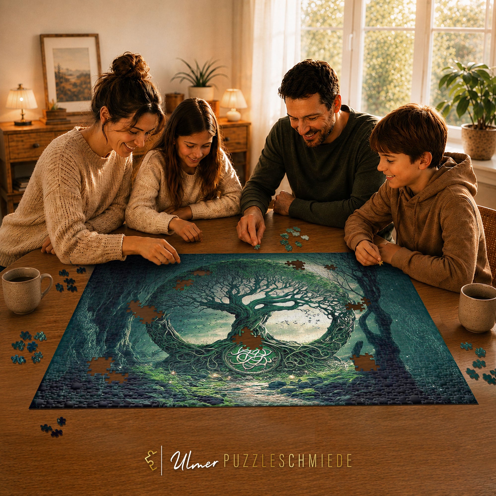 ulmer-puzzleschmiede-alter-wald-puzzle-2000-teile-druiden image 4