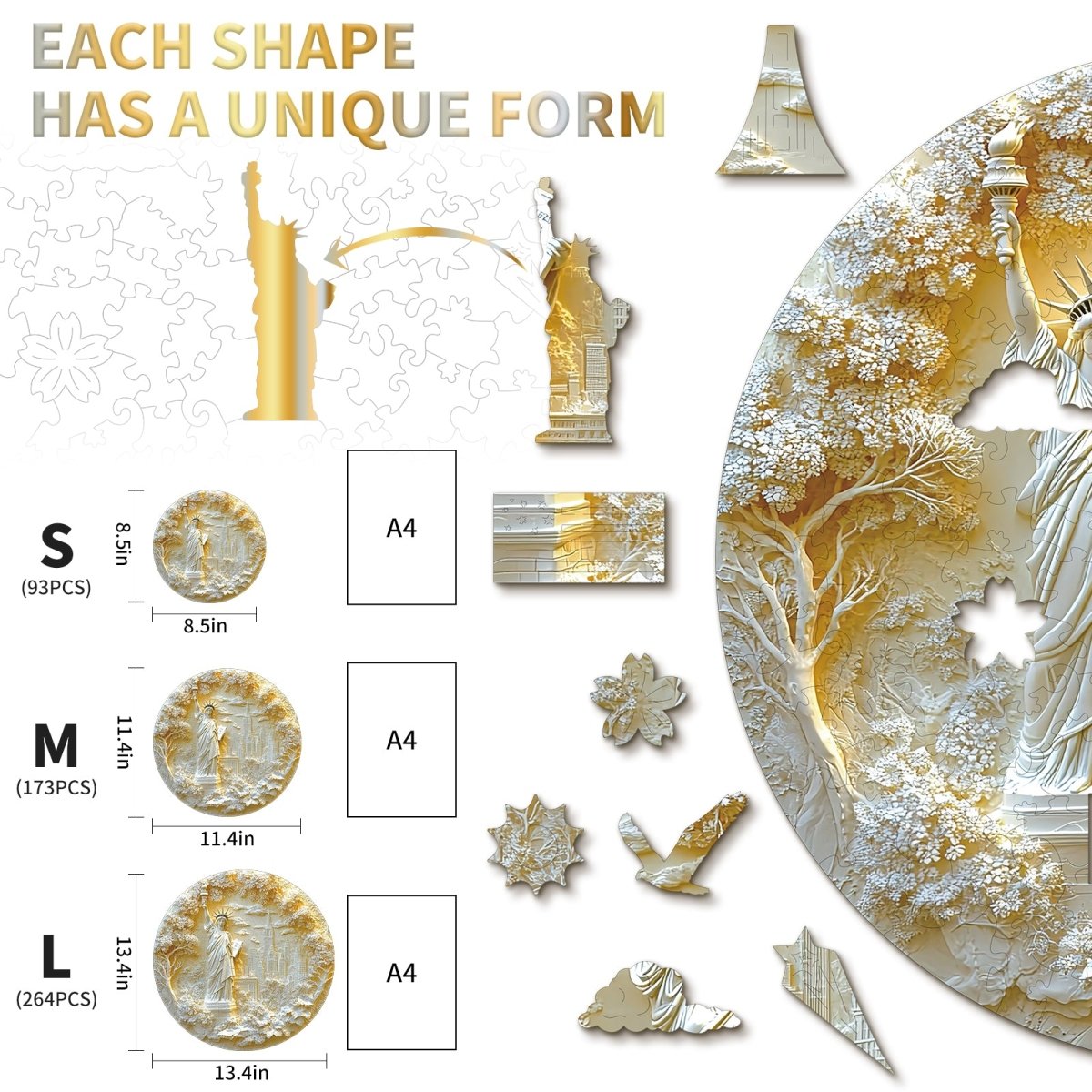 kaayee-statue-of-liberty-holzpuzzle-small-new-york image 3