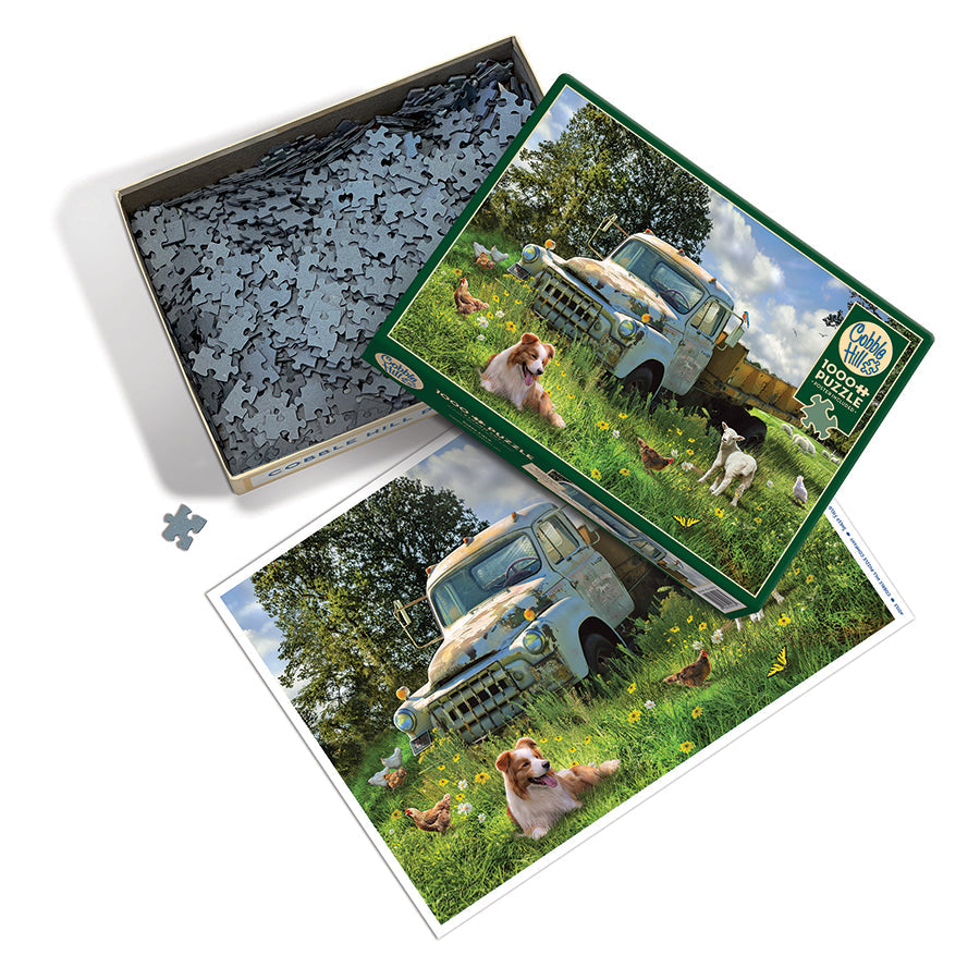 cobble-hill-sheep-field-puzzle-1000-teile-schafe-weide-sommer image 3
