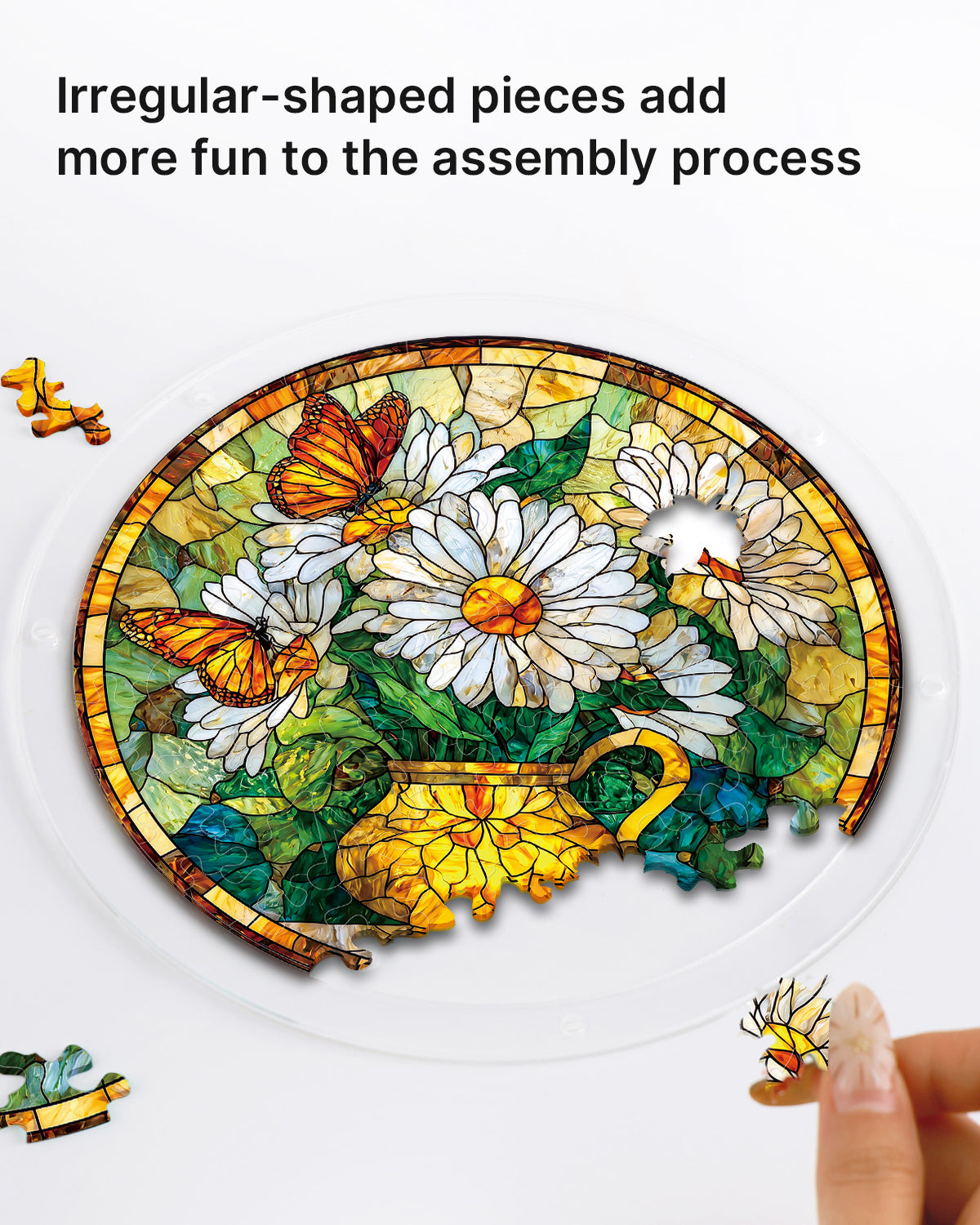 kaayee-suncatcher-puzzle-daisy-butterfly-garden-light-fensterbild-medium image 2