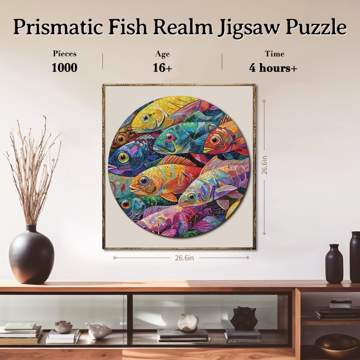 kaayee-cardboard-puzzle-prismatic-fish-realm-1000-teile image 4