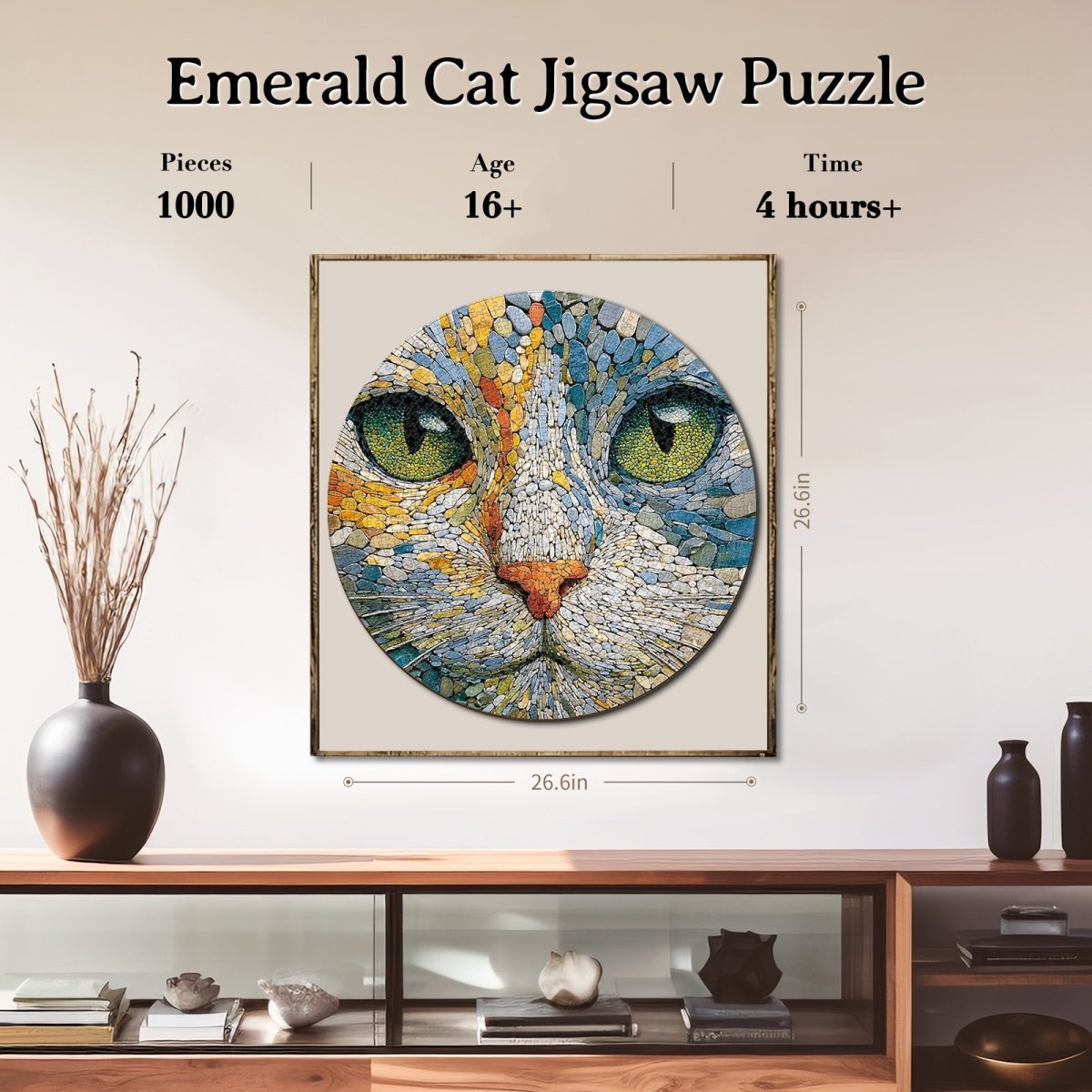 kaayee-emerald-cat-puzzle-1000-teile-katzenmotiv image 6