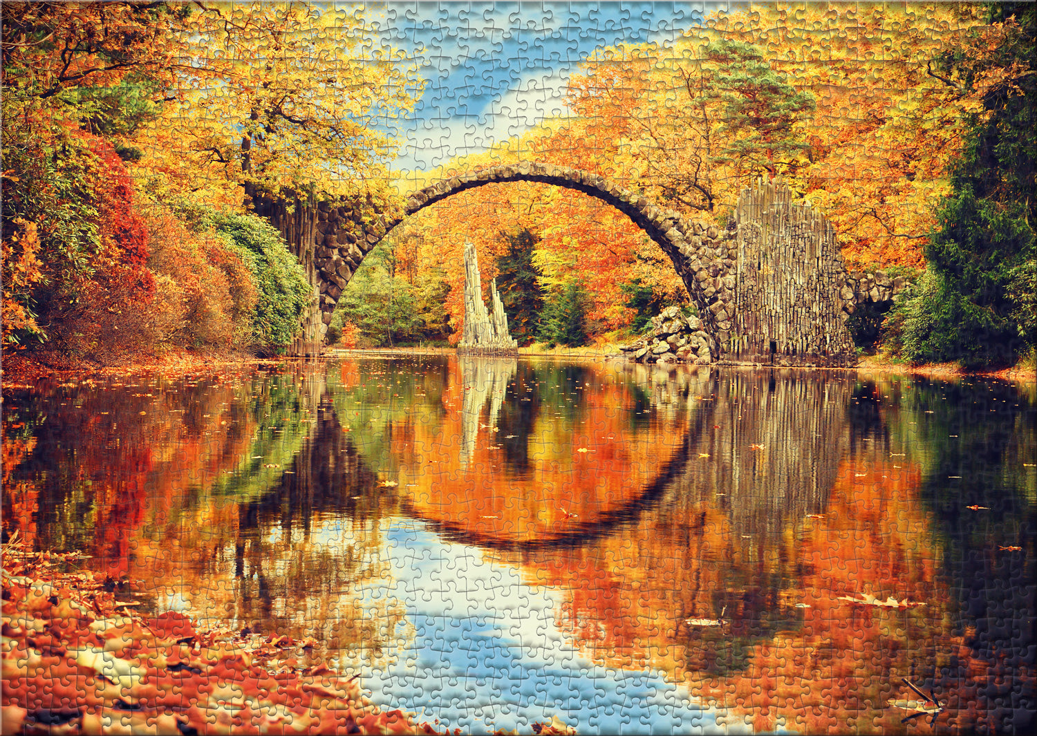 ulmer-puzzleschmiede-m-rchenwald-puzzle-1000-teile-herbst-wald image 2