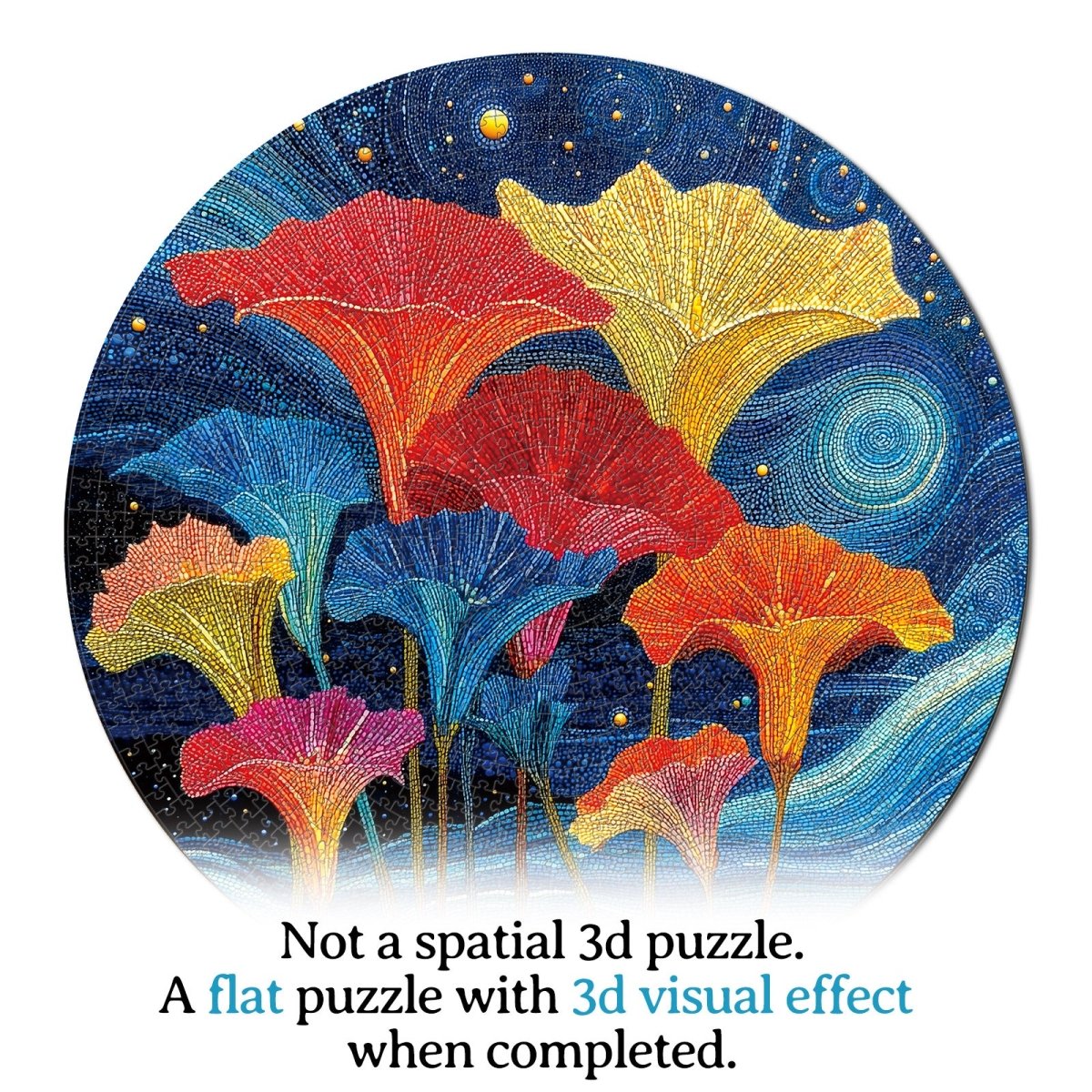 kaayee-cardboard-blossoms-in-the-starry-sea-1000-teile-puzzle image 5