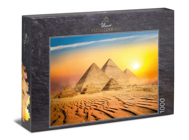 ulmer-puzzleschmiede-land-der-pharaonen-puzzle-1000-teile-pyramiden image 1