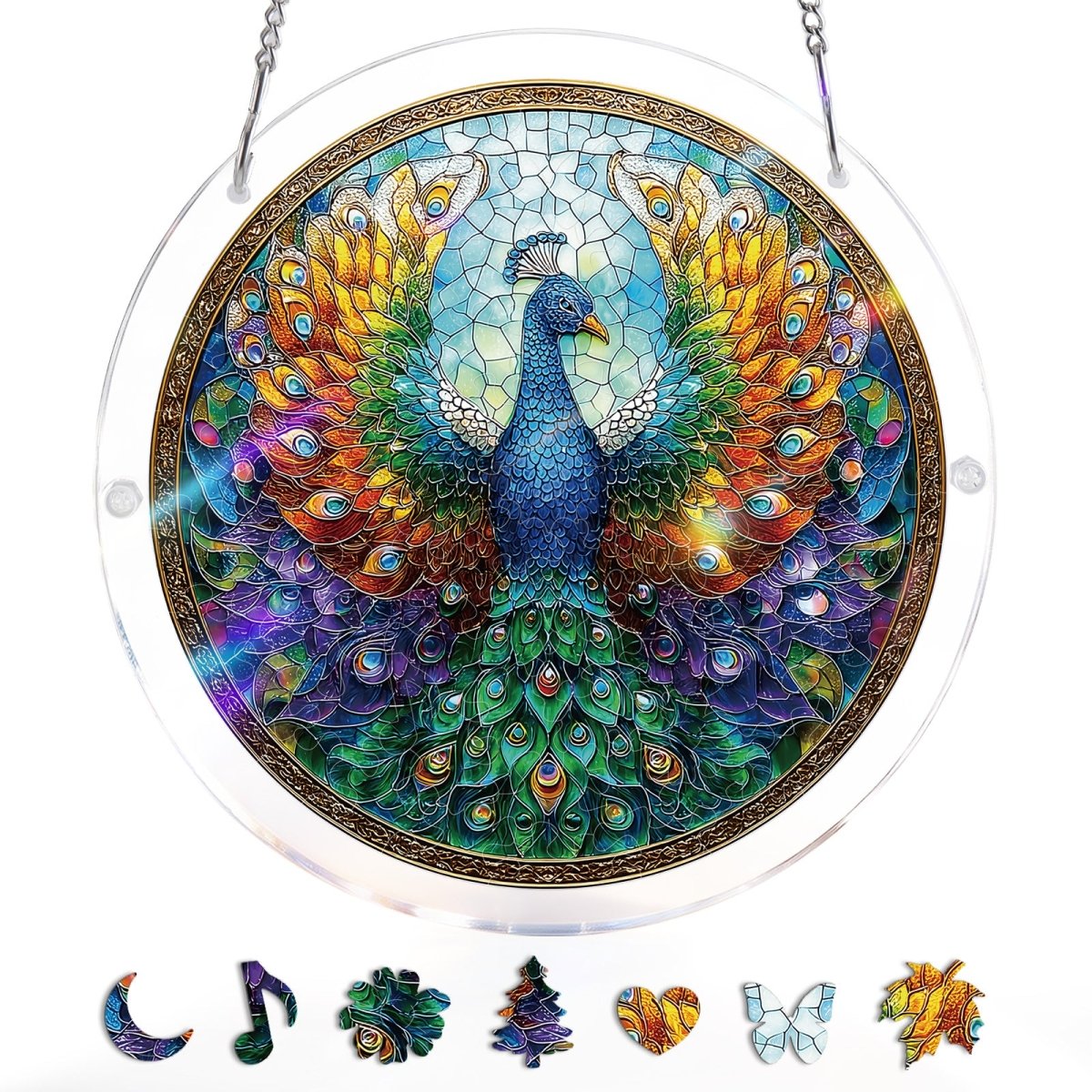 kaayee-suncatcher-puzzle-peacock-of-radiance-acrylpuzzle-small image 3