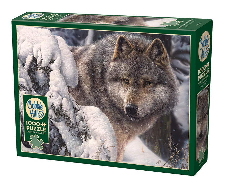 cobble-hill-1000-piece-master-of-the-north-puzzle-wolf image 1