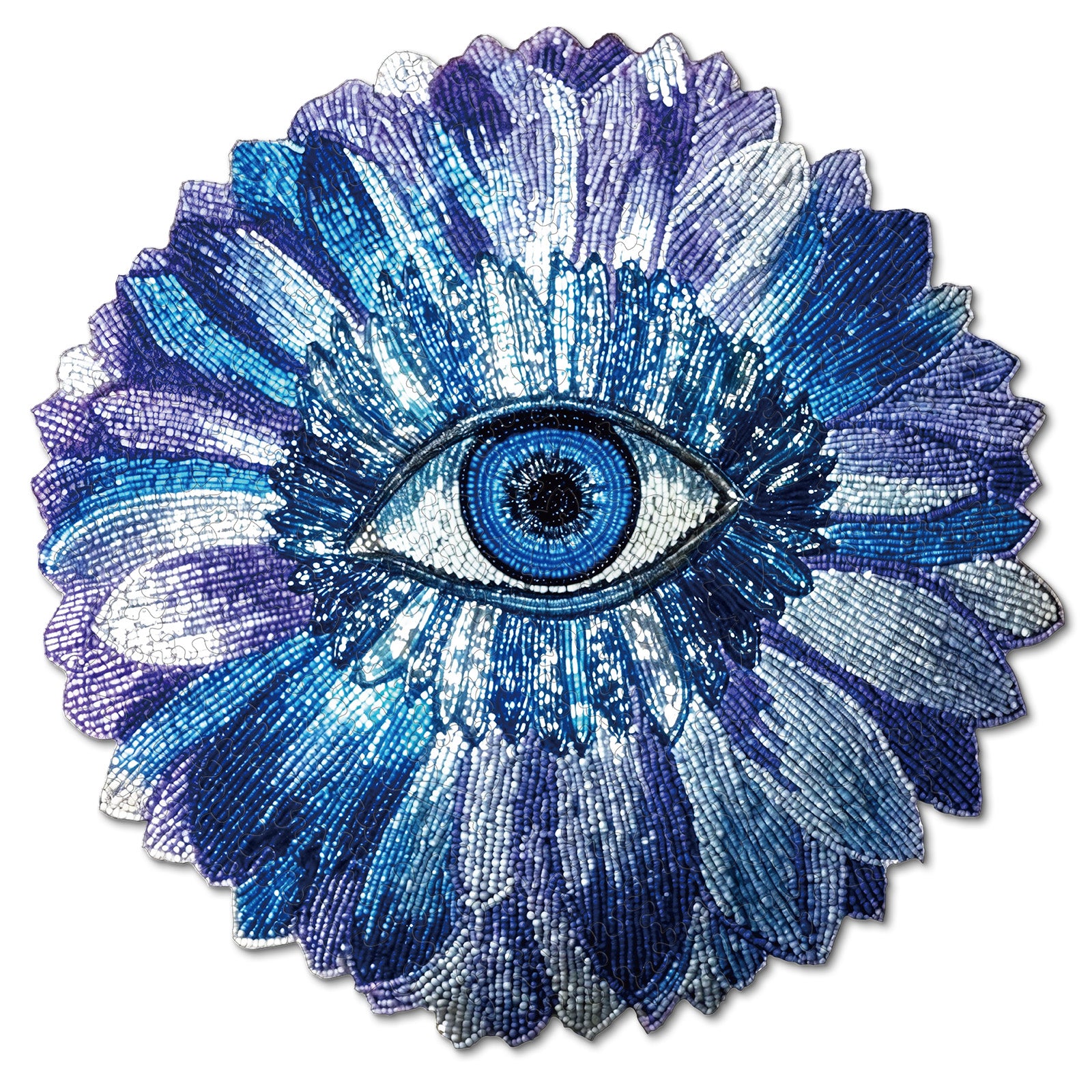 kaayee-wooden-puzzle-evil-eye-bloom-holzpuzzle-medium image 1
