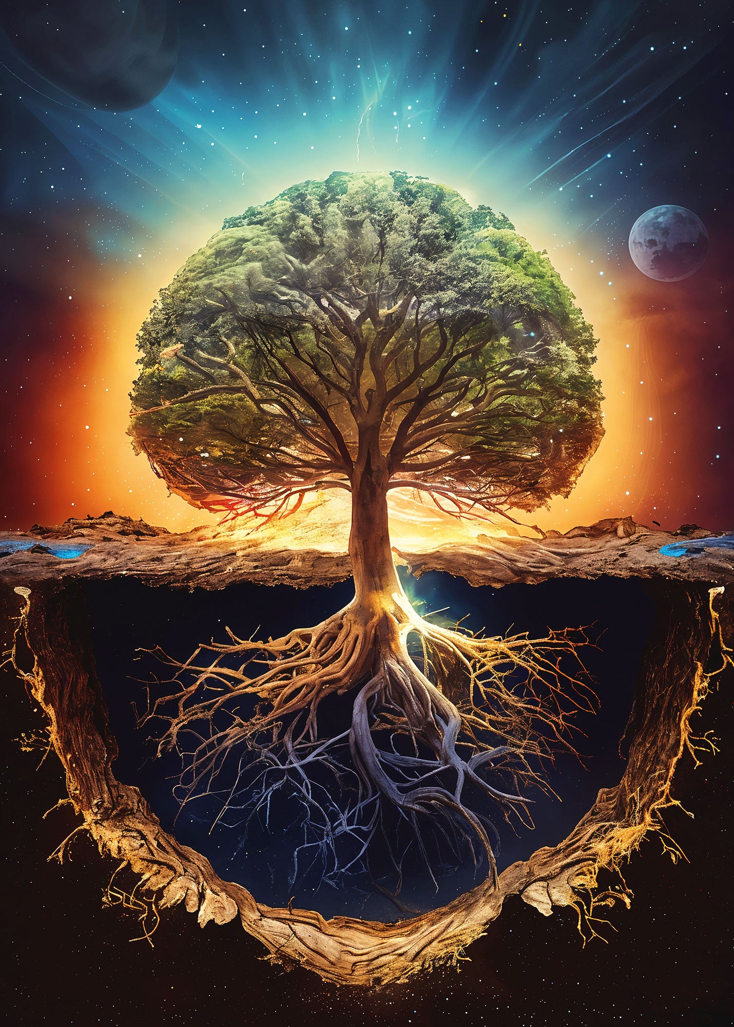 ulmer-puzzleschmiede-puzzle-2000-teile-yggdrasil-weltenbaum image 1