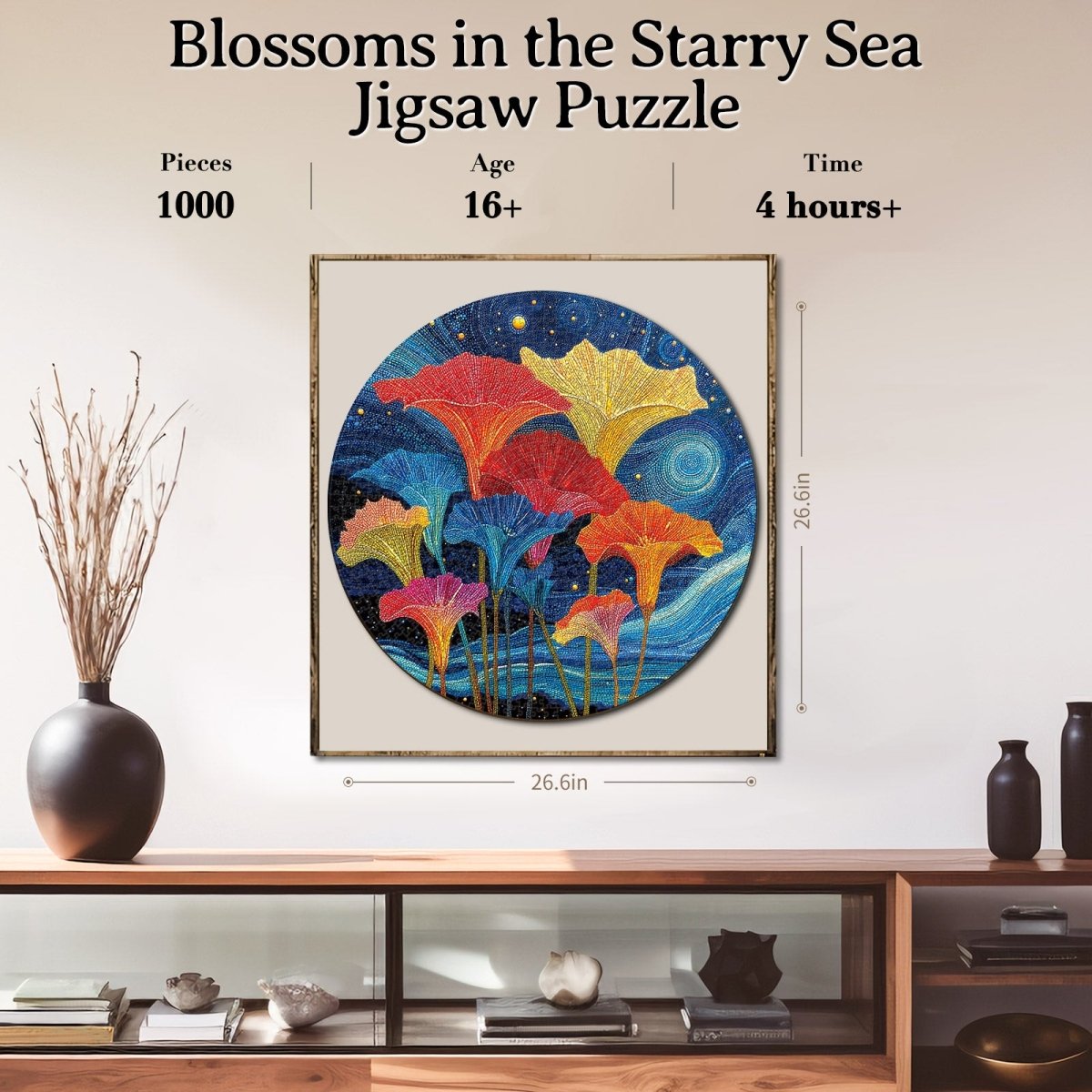 kaayee-cardboard-blossoms-in-the-starry-sea-1000-teile-puzzle image 4