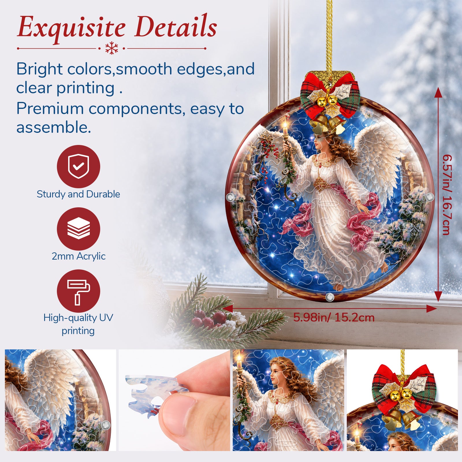 kaayee-suncatcher-puzzle-starlight-angel-fensterbild-engel-mini image 5
