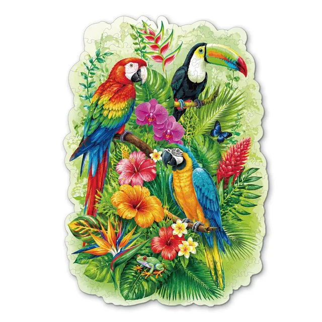 kaayee-tropical-rainforest-blooms-holzpuzzle-medium image 1