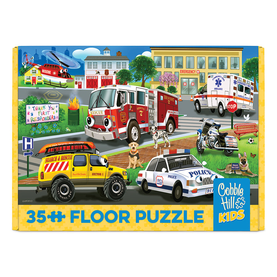 cobble-hill-floor-first-responders-bodenpuzzle-35-teile-autos image 4