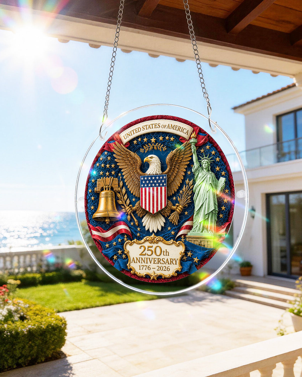 kaayee-suncatcher-puzzle-glory-of-america-fensterbild-20-8-cm image 8