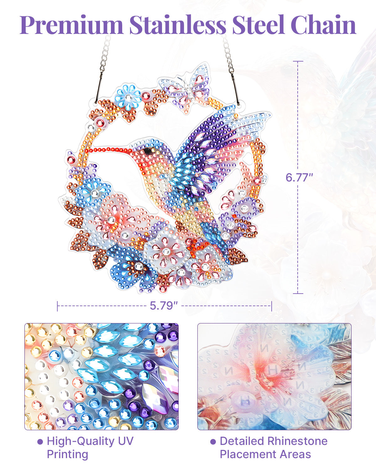 kaayee-suncatcher-puzzle-hummingbird-floral-wreath-sonnenf-nger-blumenkranz image 3