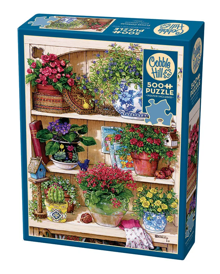 cobble-hill-flower-cupboard-puzzle-500-teile-blumenregal image 1