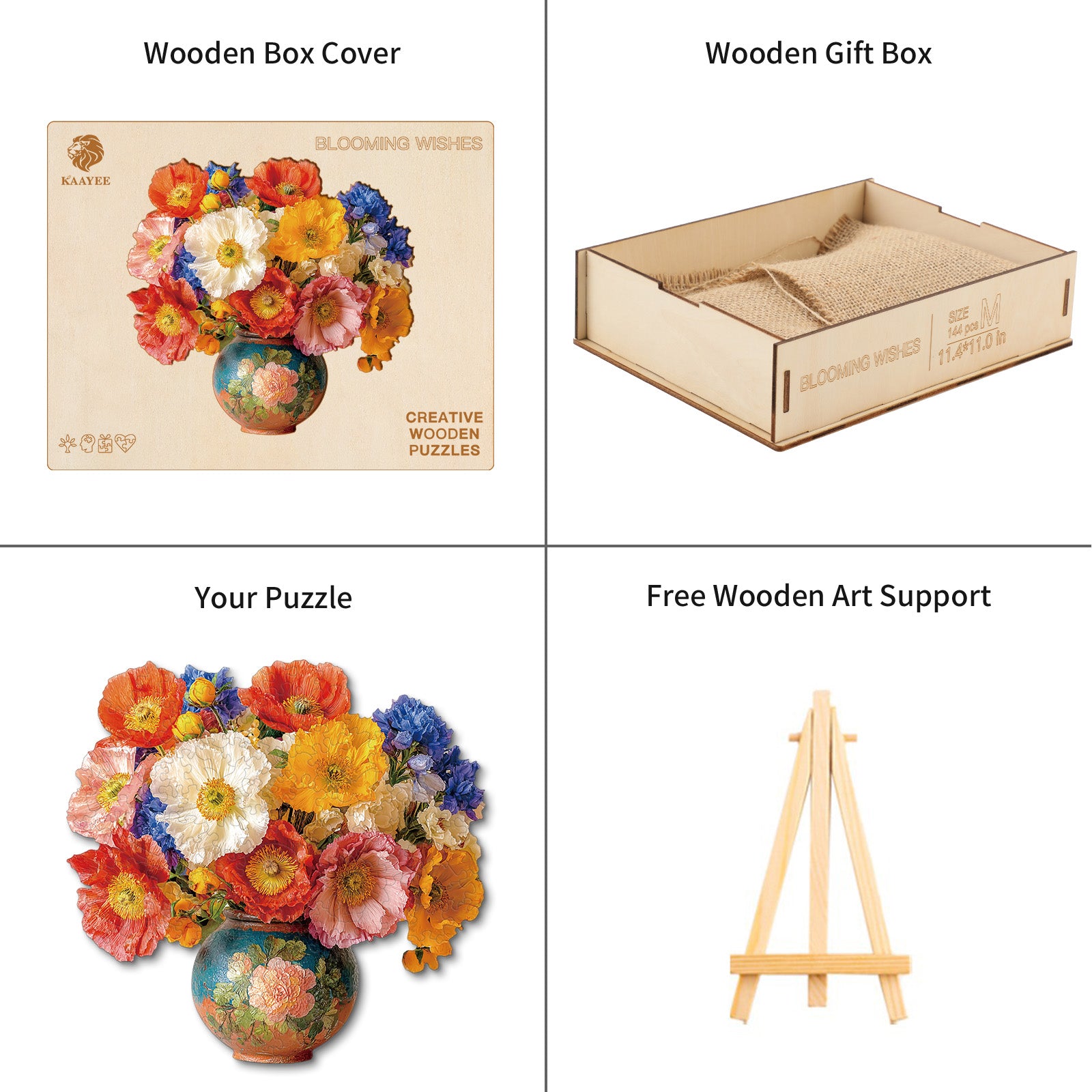 kaayee-wooden-puzzle-blooming-wishes-holzpuzzle-medium-blumen image 4