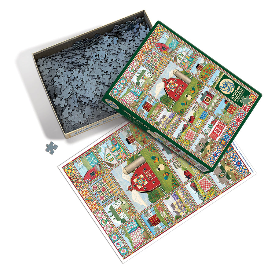 cobble-hill-1000-piece-quilt-country-puzzle-1000-teile-farm image 3