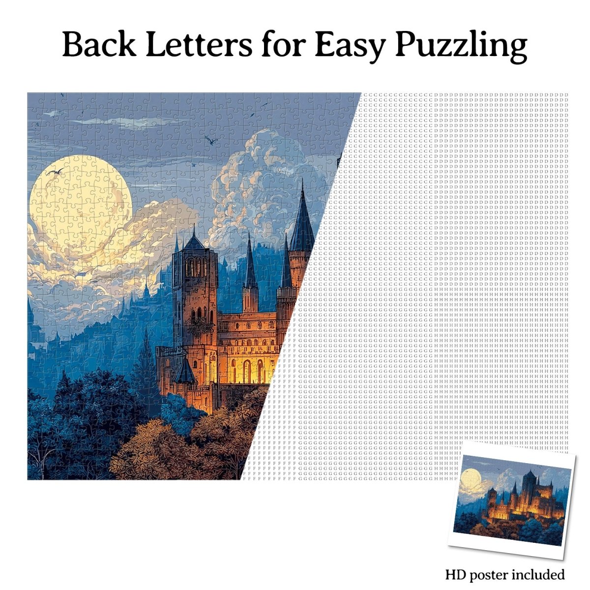 kaayee-moonlit-castle-kartonpuzzle-1000-teile-standard-edition-schloss image 6