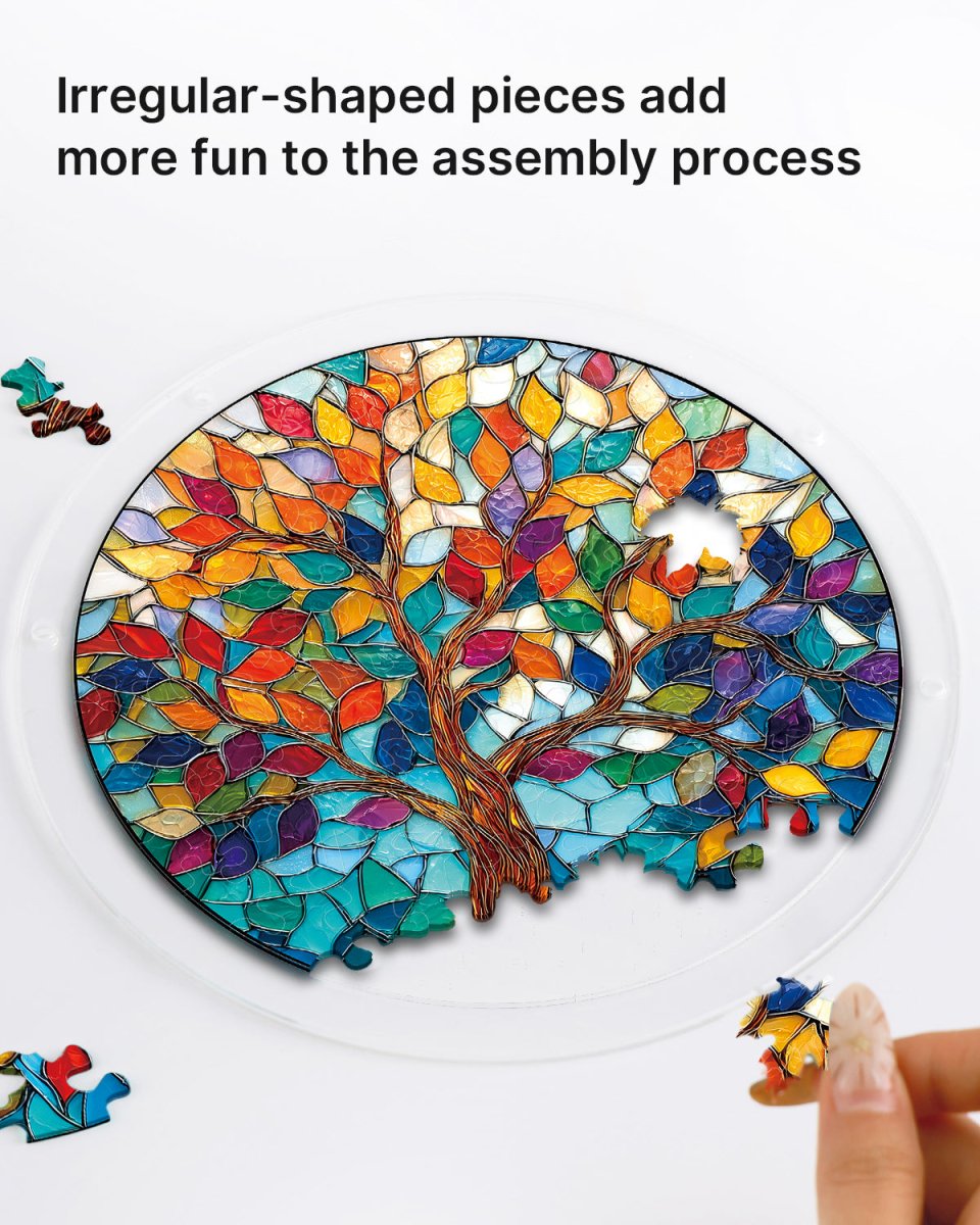 kaayee-suncatcher-puzzle-tree-of-luminous-leaves-acrylpuzzle-large image 2