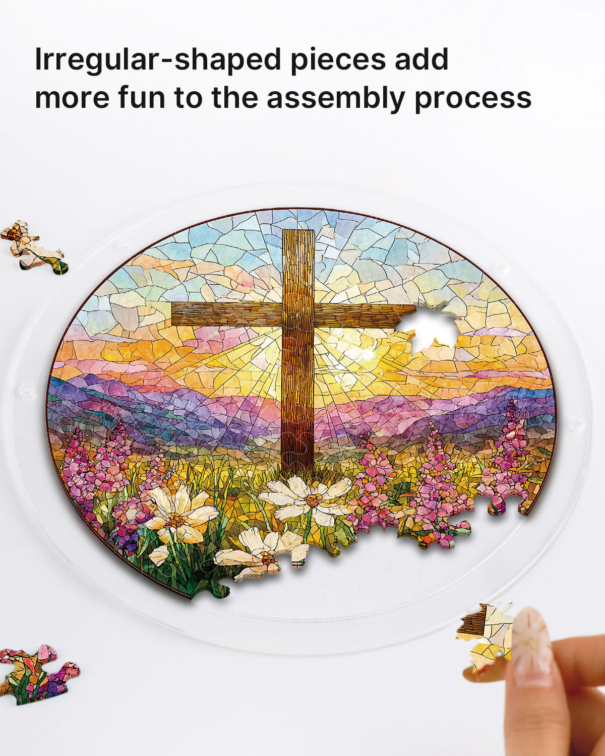 kaayee-suncatcher-puzzle-garden-of-holy-light-acryl-medium image 2