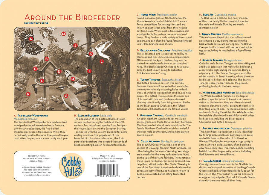 cobble-hill-around-the-birdfeeder-tray-puzzle-35-teile-v-gel image 3