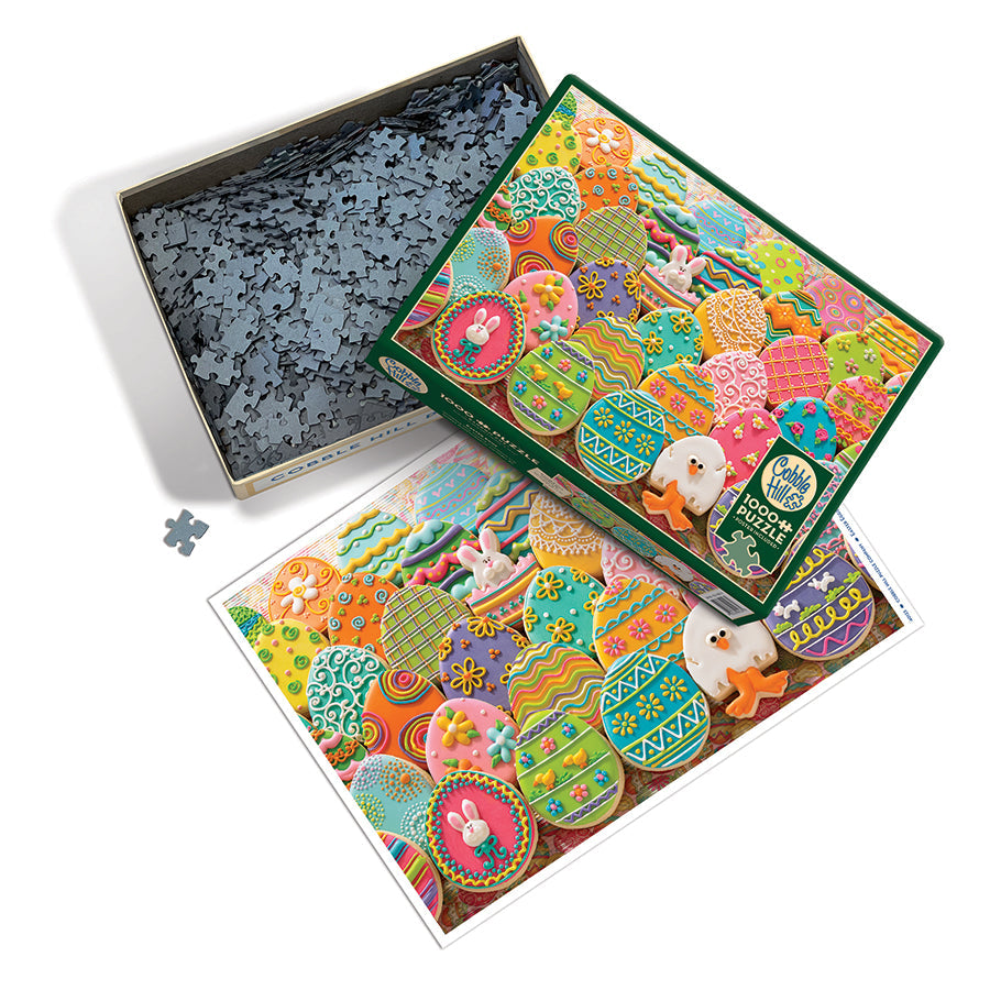 cobble-hill-1000-piece-easter-eggs-puzzle-1000-teile-ostern image 3