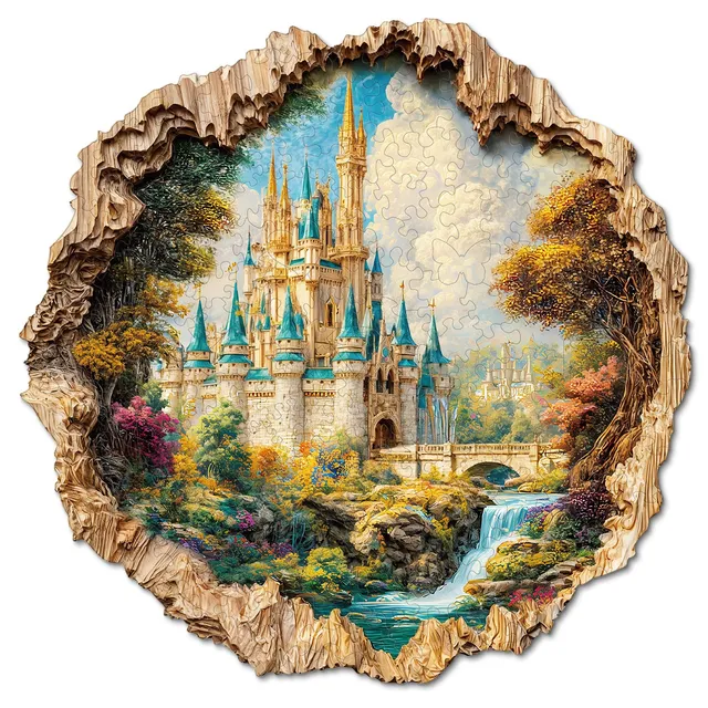 kaayee-wooden-puzzle-whispering-castle-holzpuzzle-medium image 1