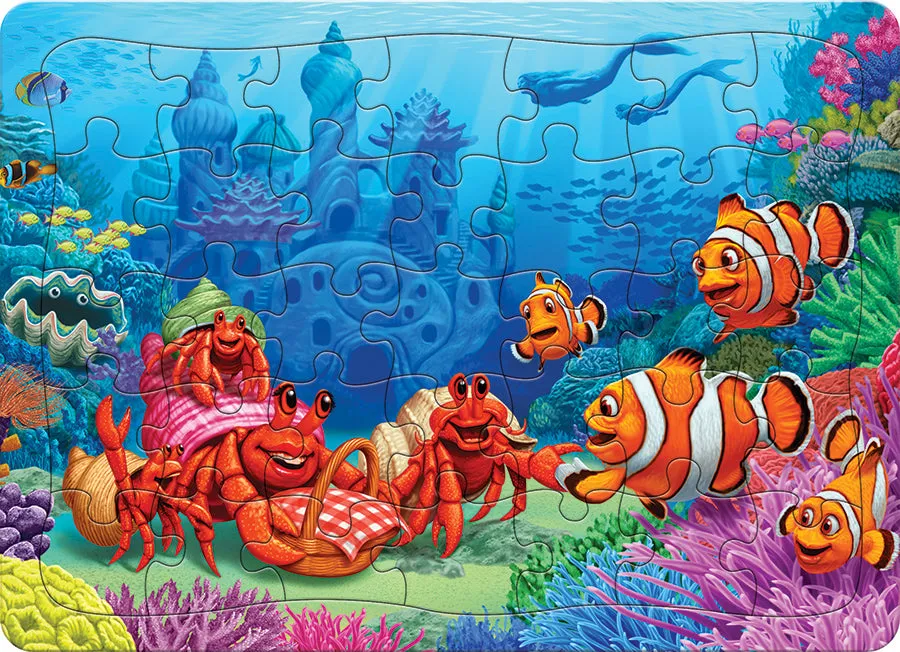 cobble-hill-tray-puzzles-clownfish-gathering-puzzle-35-teile-ozean image 1