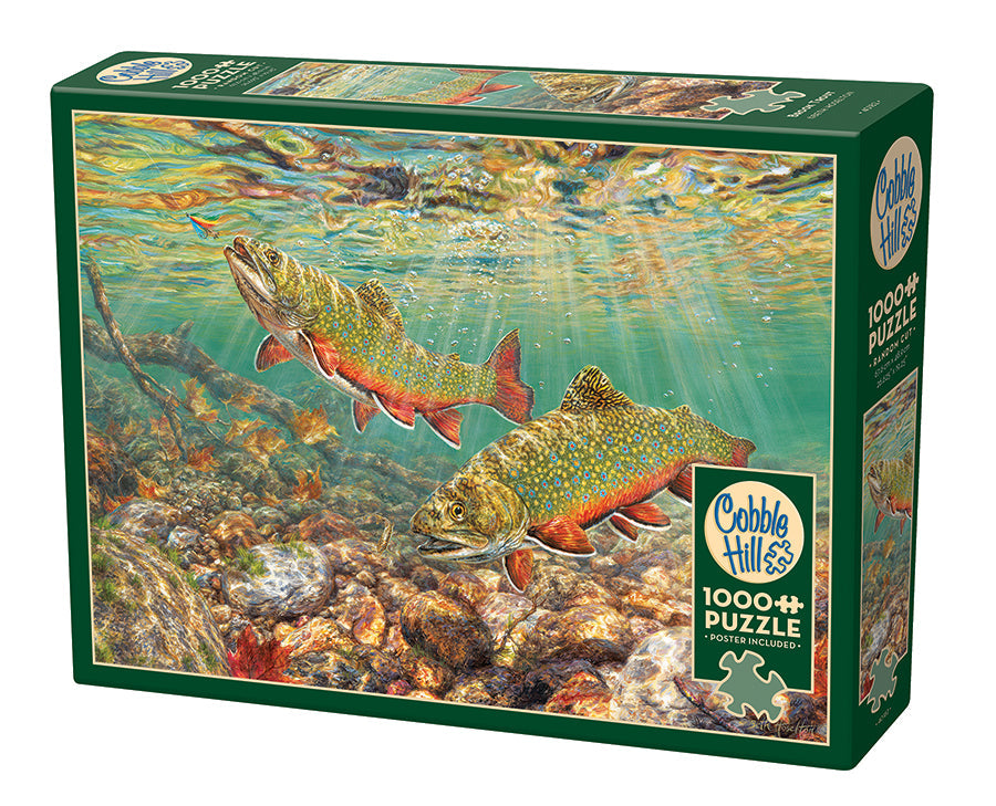 cobble-hill-1000-piece-puzzle-brook-trout-fische image 1