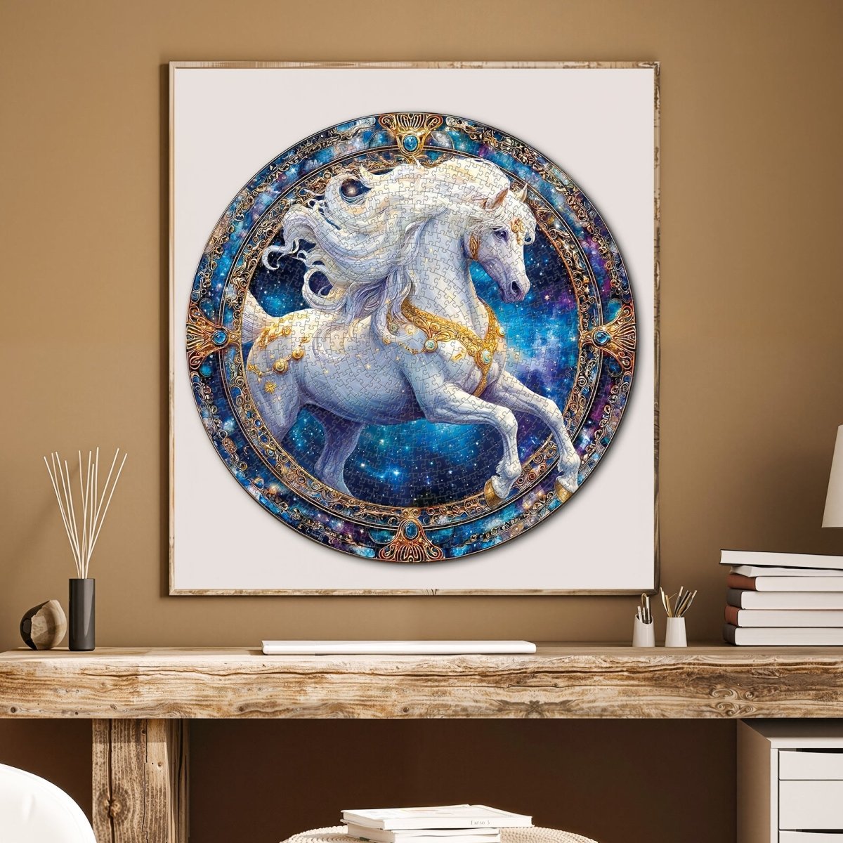 kaayee-cardboard-puzzle-cosmic-horse-1000-teile-standard image 5