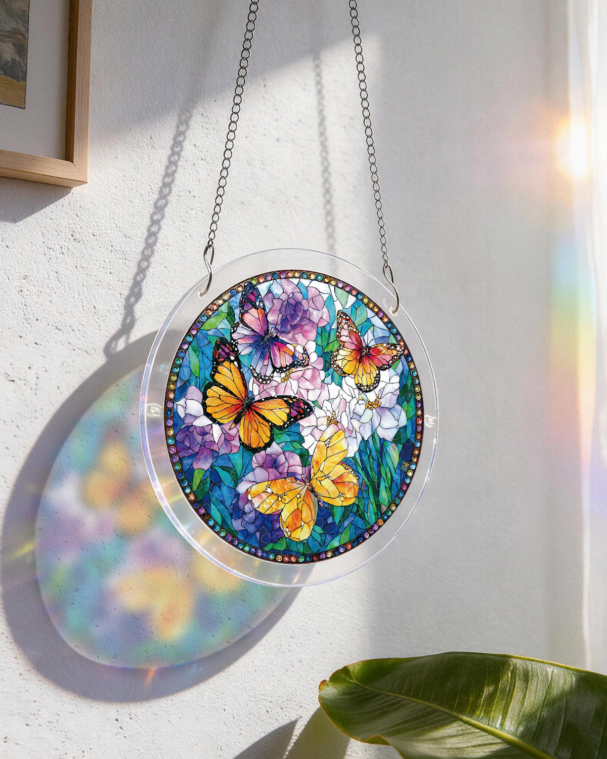 kaayee-suncatcher-puzzle-butterflies-in-bloom-acrylpuzzle-medium-20-8-cm image 7