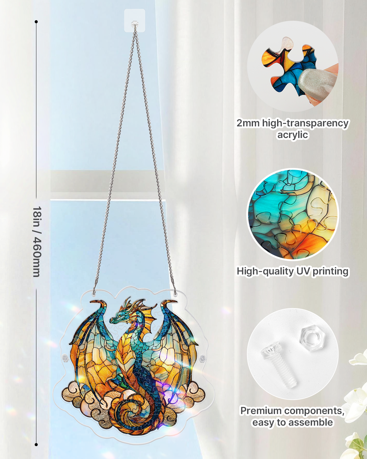 kaayee-suncatcher-puzzle-oceanfire-dragon-fensterbild-medium image 5
