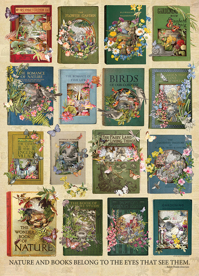 cobble-hill-1000-piece-the-nature-of-books-puzzle-b-cher image 2