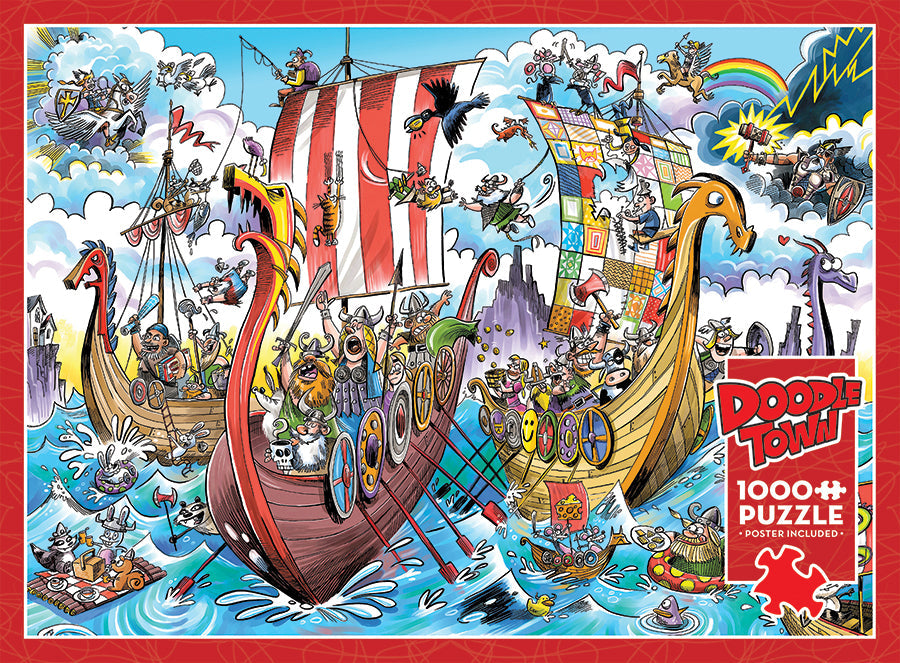 cobble-hill-doodletown-viking-voyage-1000-teile-puzzle image 5