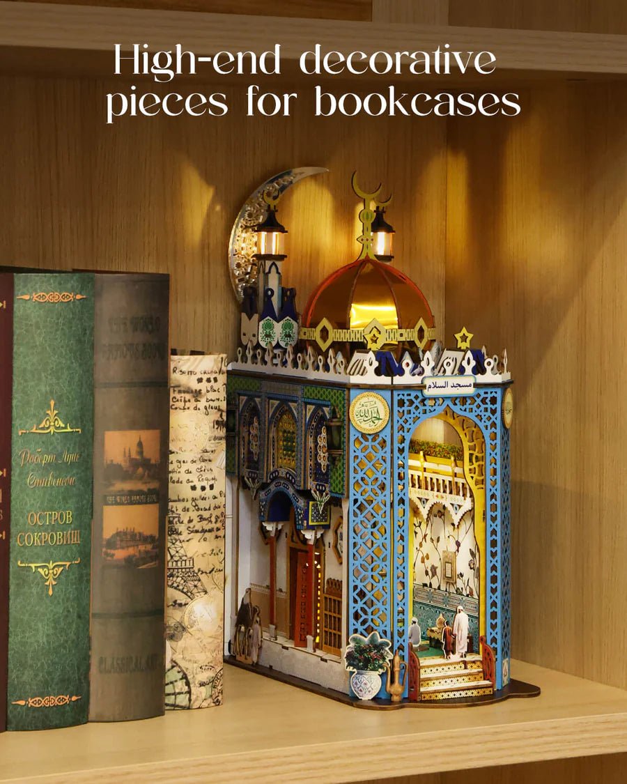 kaayee-book-nook-kit-mosque-3d-holzbau-beleuchtet image 7