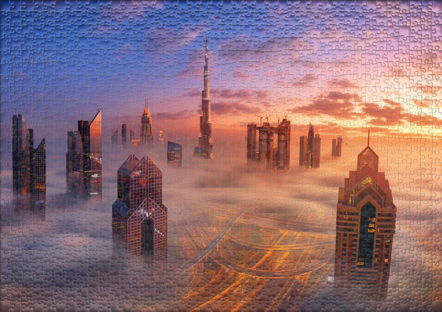 ulmer-puzzleschmiede-puzzle-1000-teile-dubai-erwacht-skyline image 2