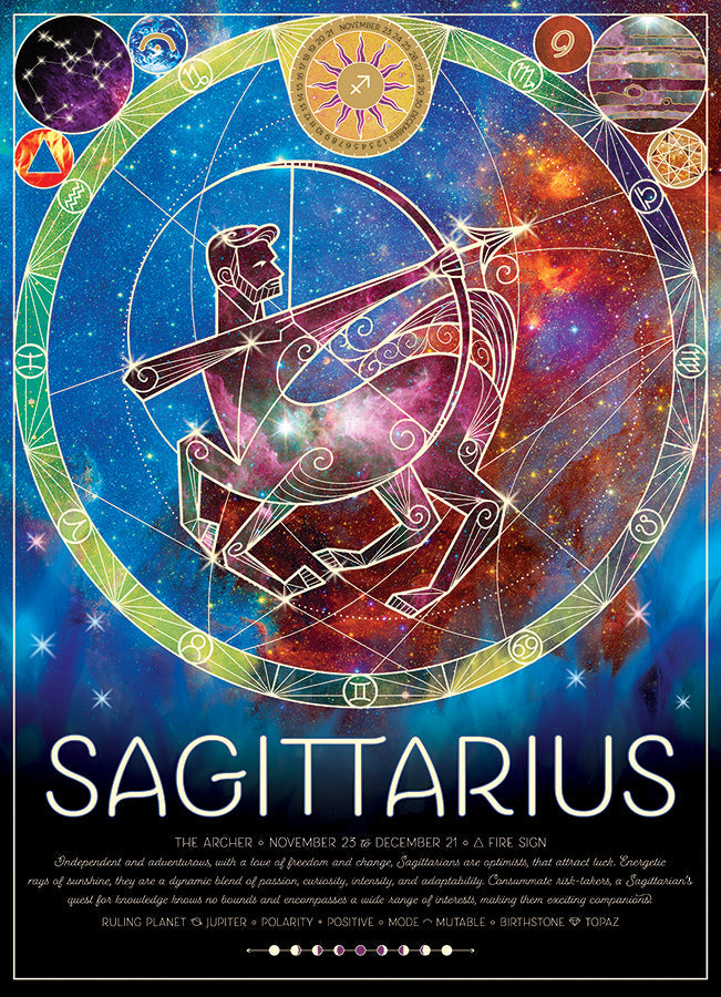 cobble-hill-500-piece-sagittarius-puzzle-500-teile-sternzeichen image 2