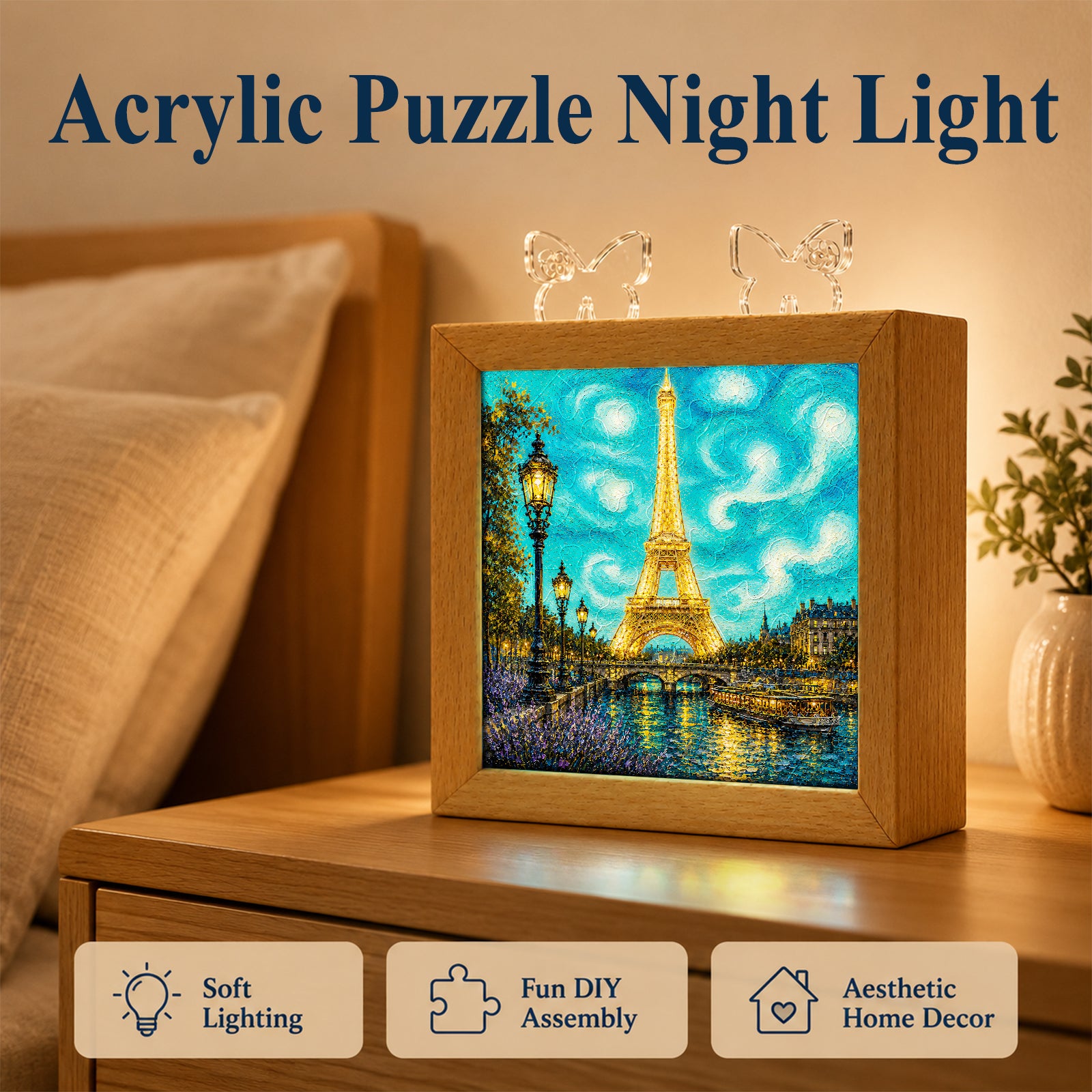 kaayee-paris-starry-night-acryl-puzzle-nachtlicht-holz image 6