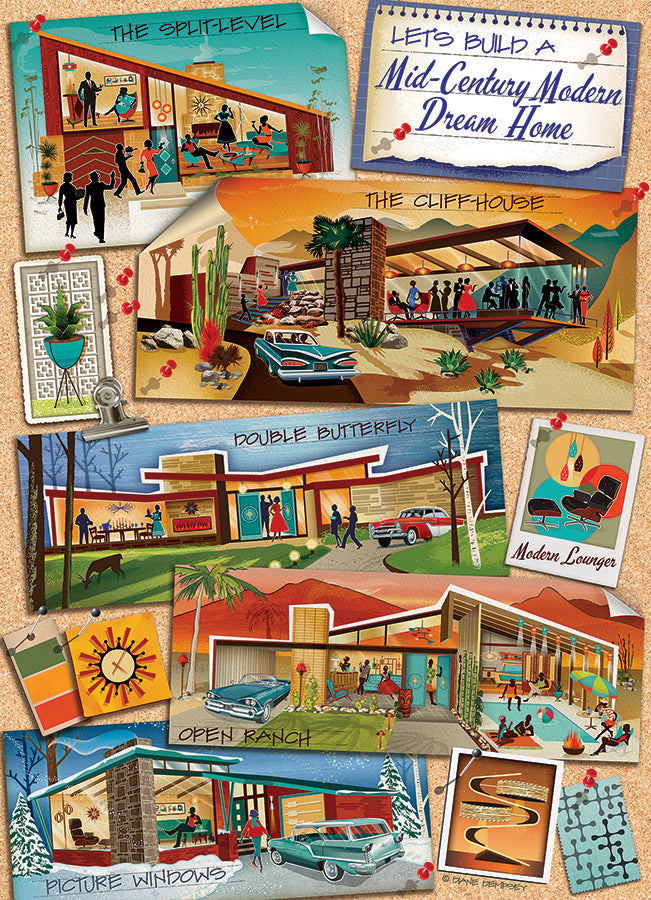 cobble-hill-1000-piece-mid-century-modern-dream-home-puzzle image 2