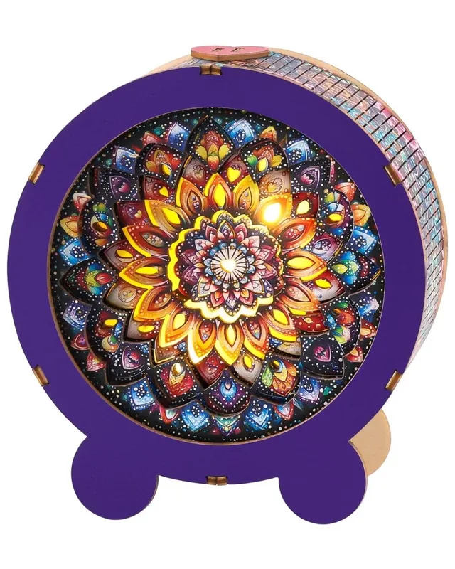 kaayee-night-light-mandala-nachtlicht-holz-3d-puzzle-bunt image 1