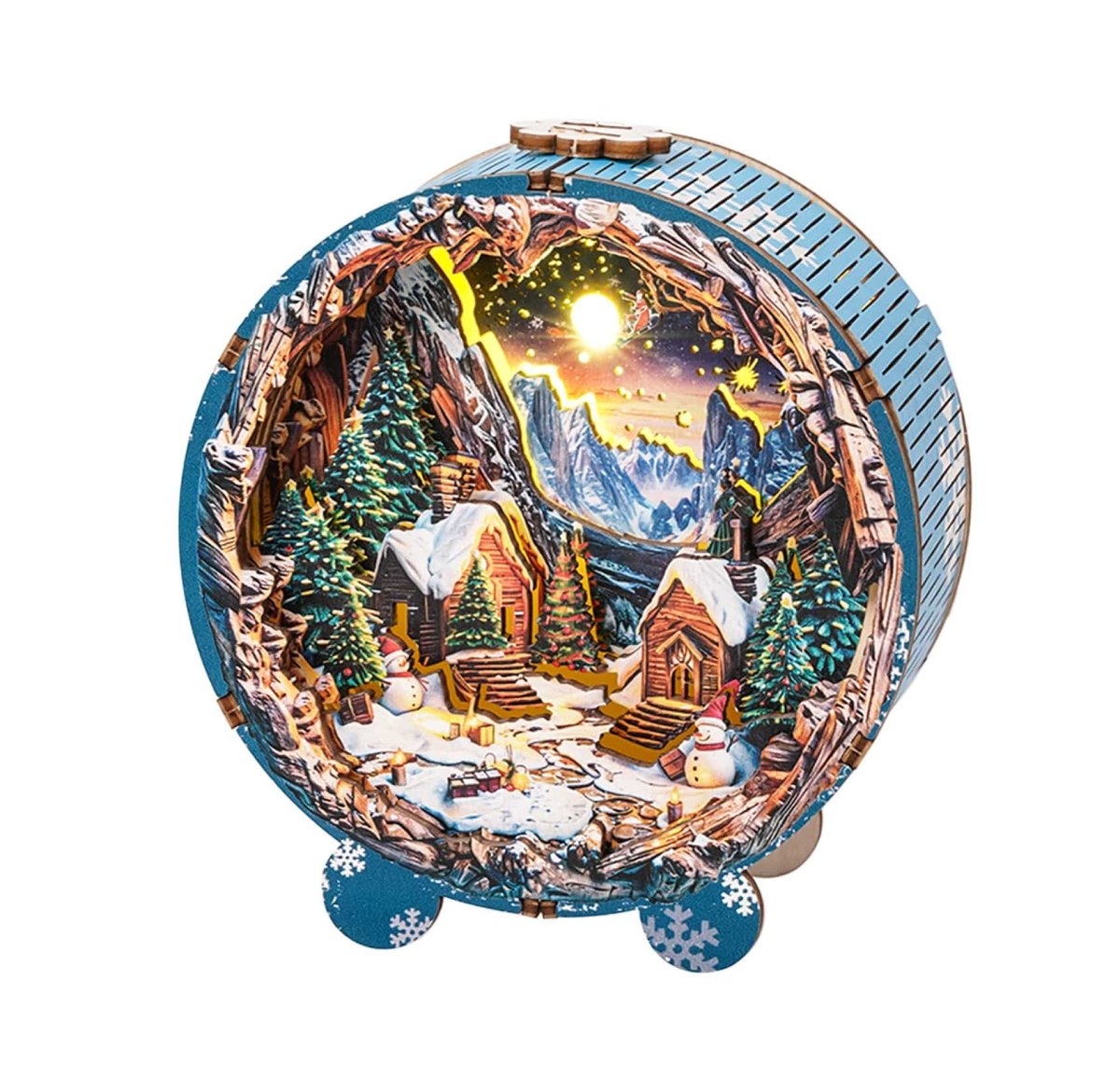 kaayee-night-light-christmas-village-holz-nachtlicht-3d-puzzle-led image 1