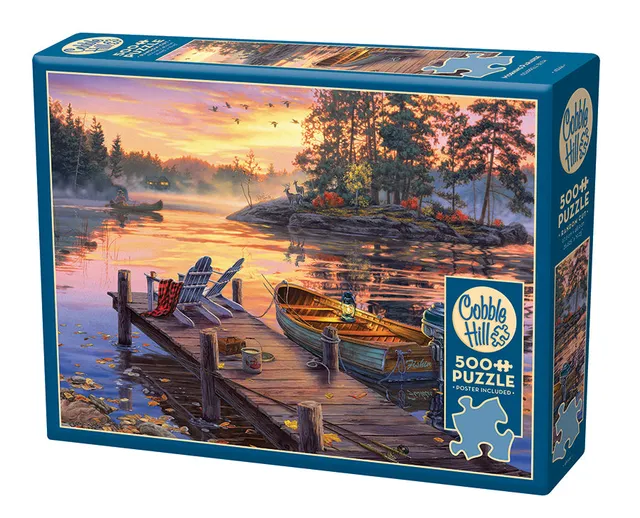 cobble-hill-morning-paradise-500-teile-puzzle-see image 1