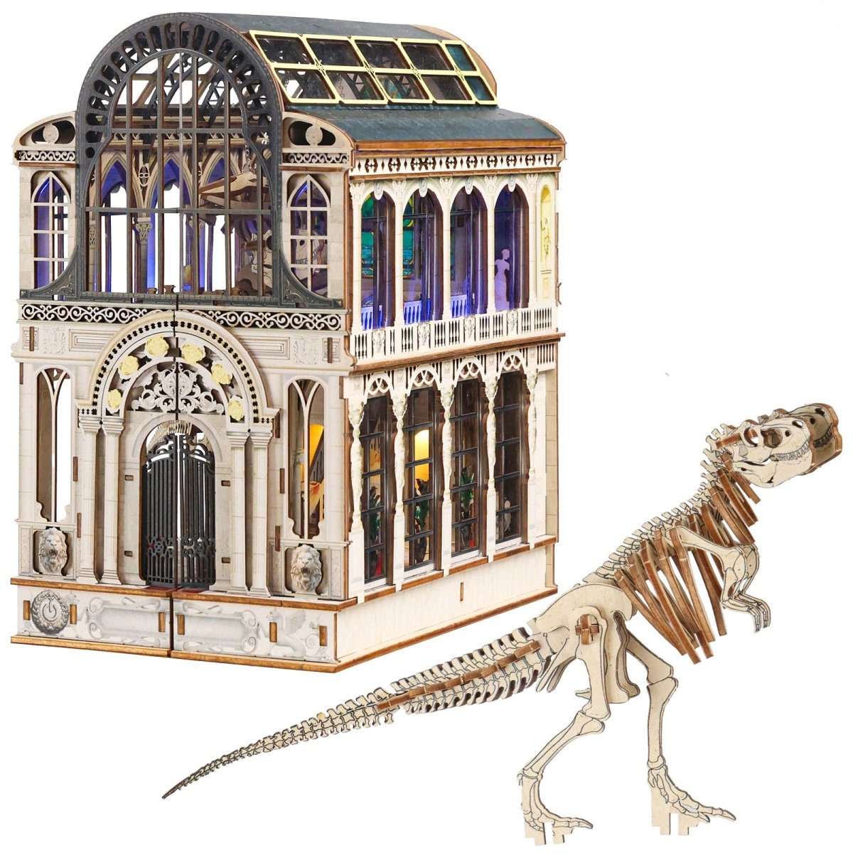 kaayee-book-nook-kit-zoological-museum-miniatur-diy-regal image 1