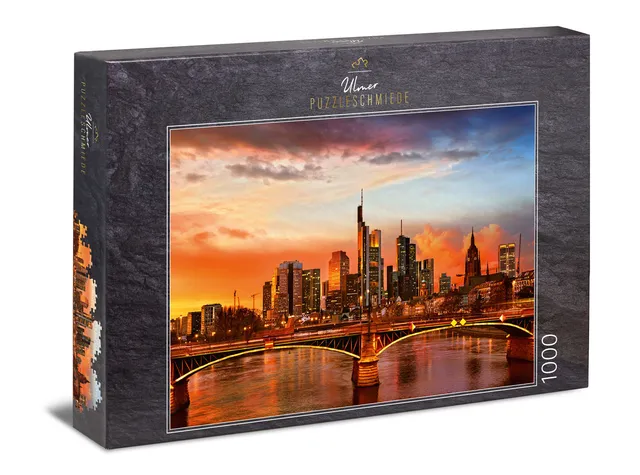ulmer-puzzleschmiede-frankfurt-skyline-puzzle-1000-teile-stadt image 1