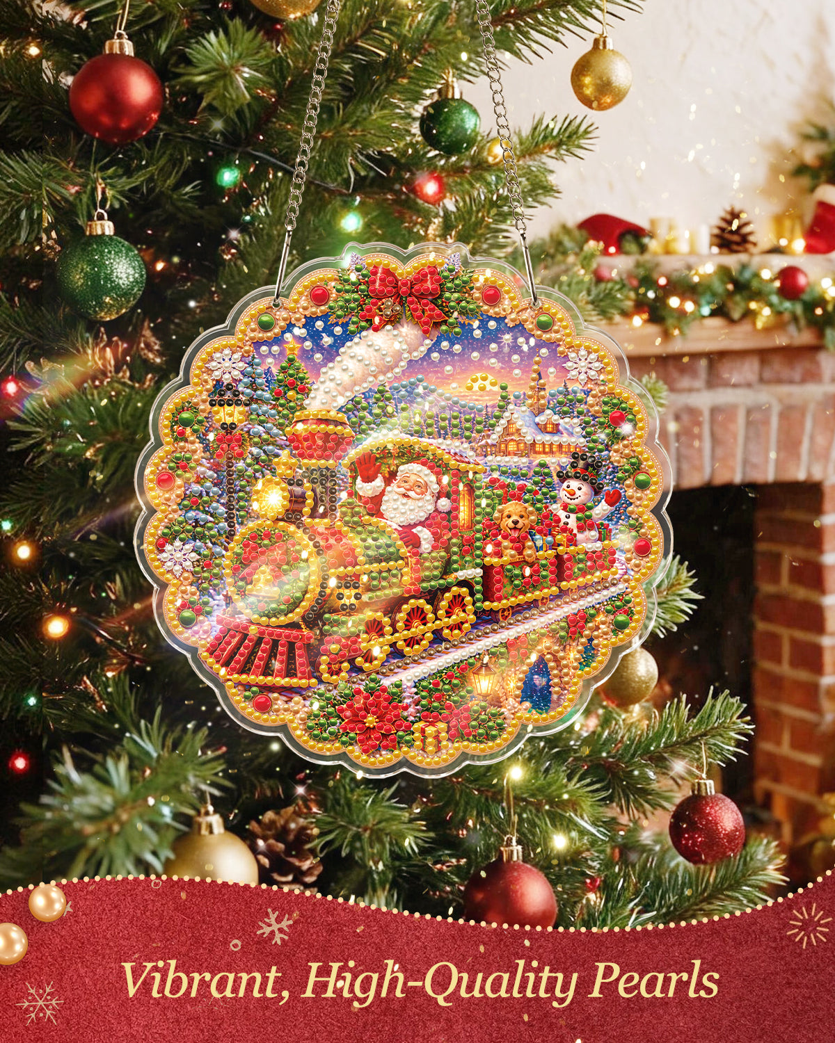 kaayee-suncatcher-puzzle-christmas-train-fensterbild-20-cm image 2