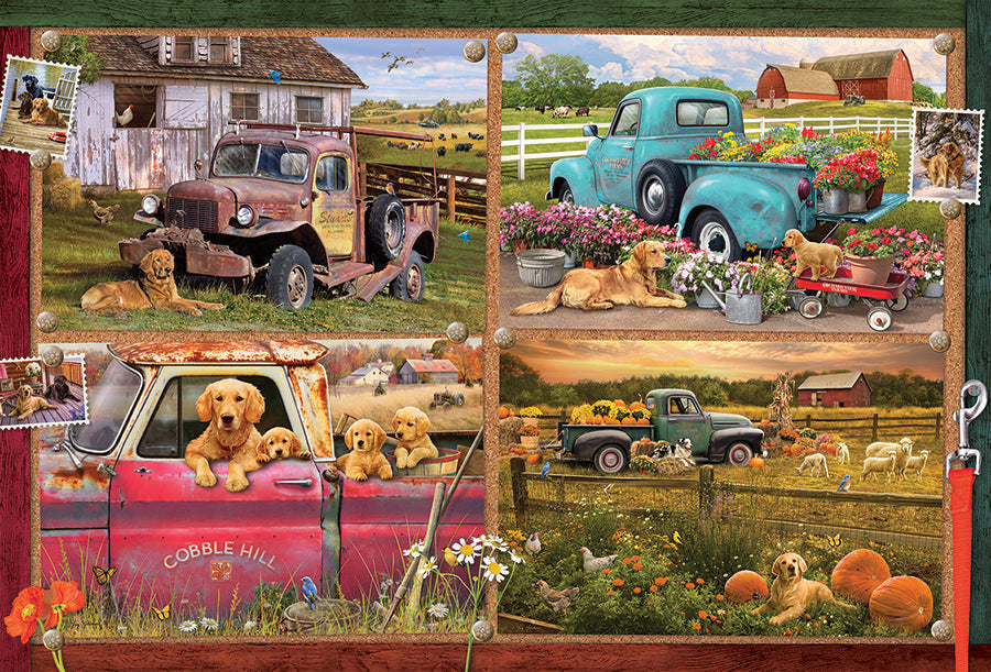 cobble-hill-2000-piece-it-s-a-dog-s-life-puzzle-hunde image 2